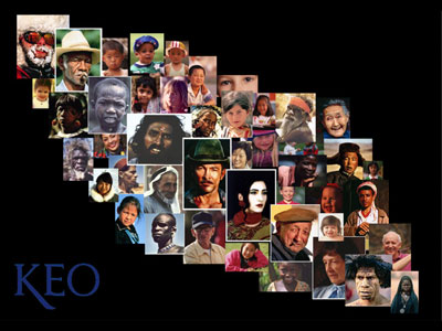 Mozaique de visages KEO
