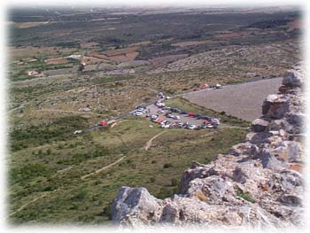 vue du chronodrome depuis le château